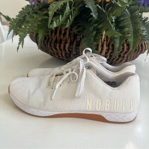 No Bull Men’s 12,Outward Edge (Impact) SuperFabric Athletic Shoes Gum Sole White